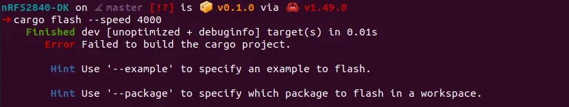 the newly added cargo flash hints